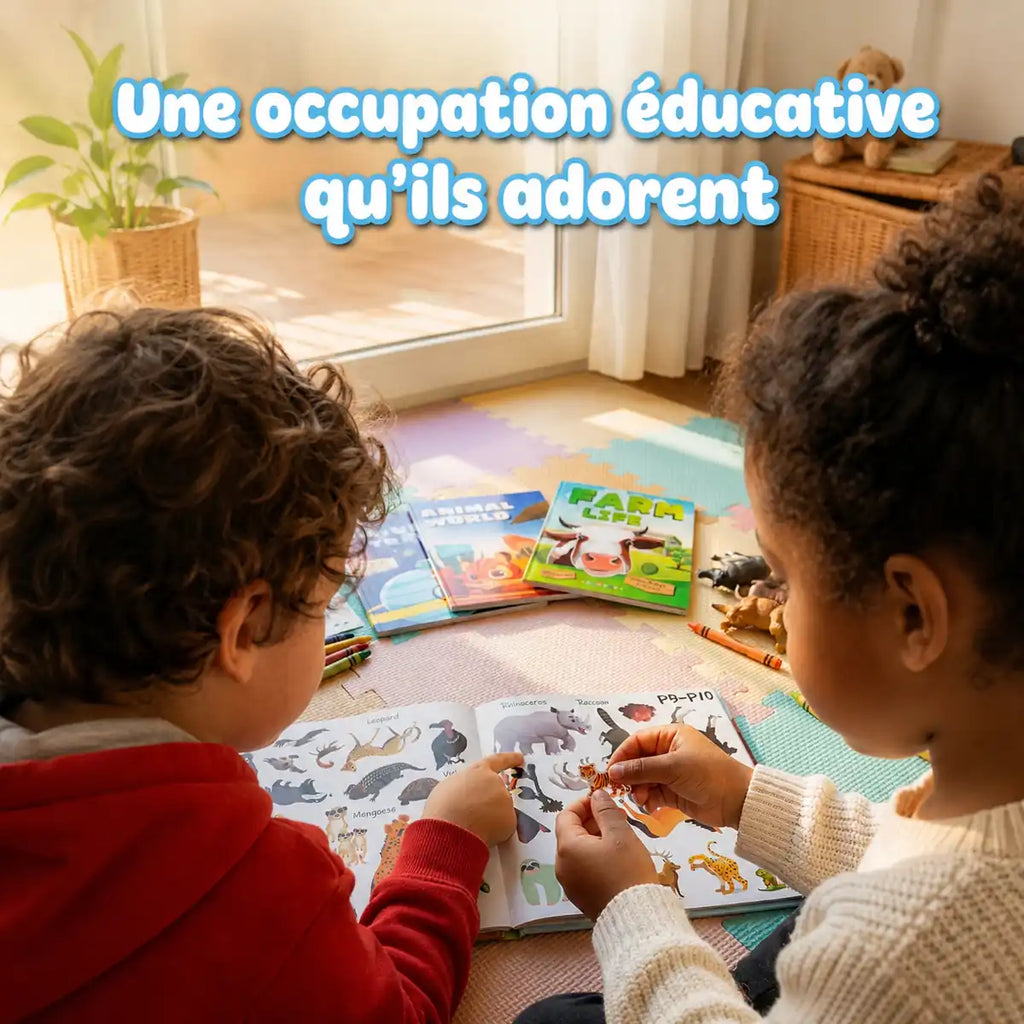 Livre d’univers à compléter avec autocollants