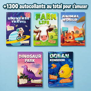 Livre d’univers à compléter avec autocollants