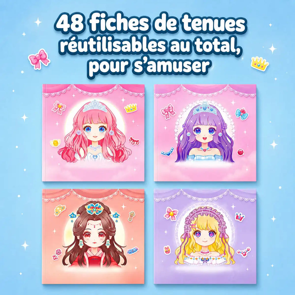 Livre d'autollocant Princesse