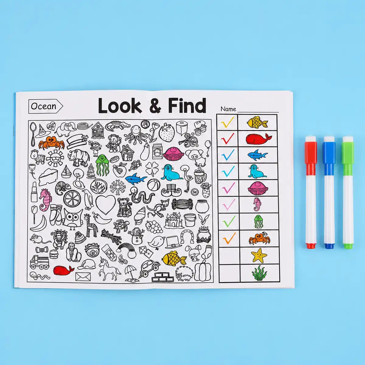 Livre d’observation et de coloriage